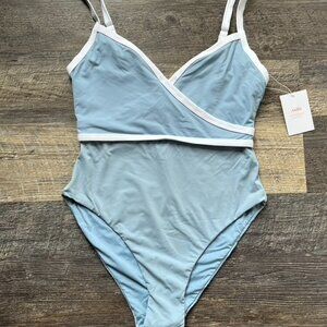 NWT Andie The Cove One-Piece Swimsuit S in Pool